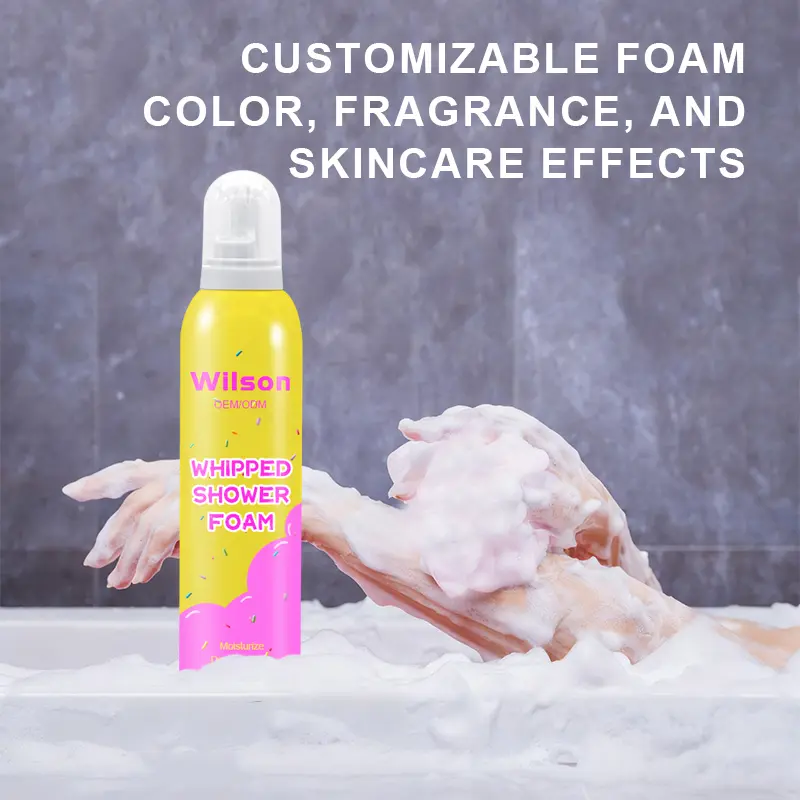 ​एक बिल्कुल अलग स्नान अनुभव, विल्सन एमिनो एसिड सुगंधित शावर मूस बहुत अच्छा है!